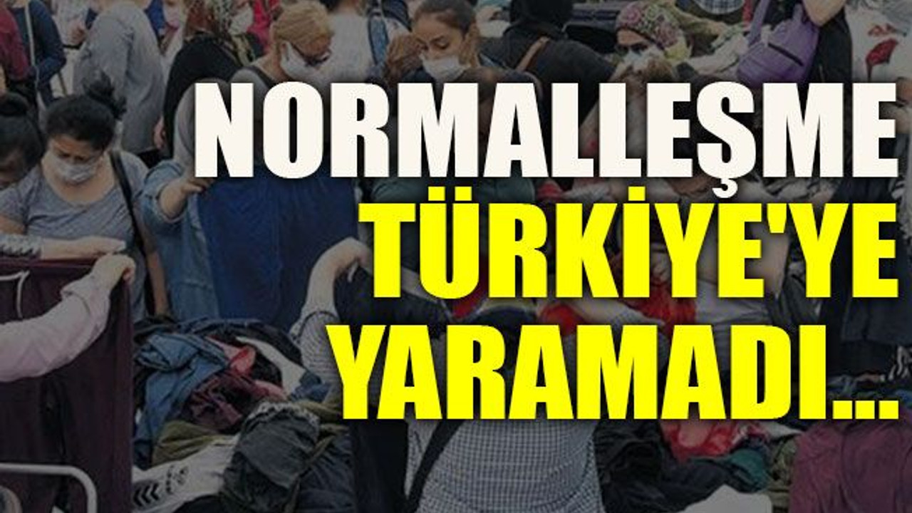 Normalleşme Türkiye'ye yaramadı...