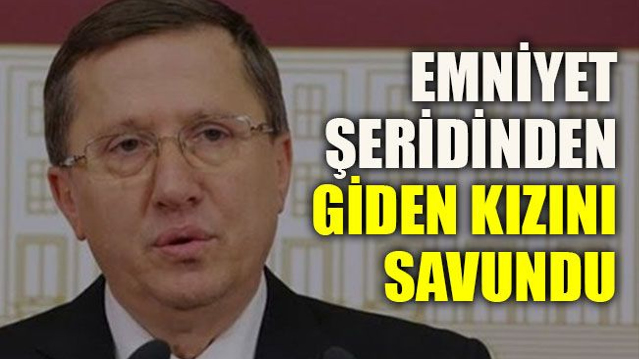 Emniyet şeridinden giden kızını savundu