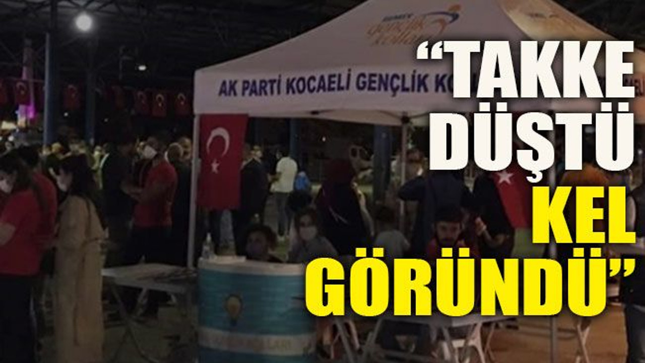 “Takke düştü kel göründü”