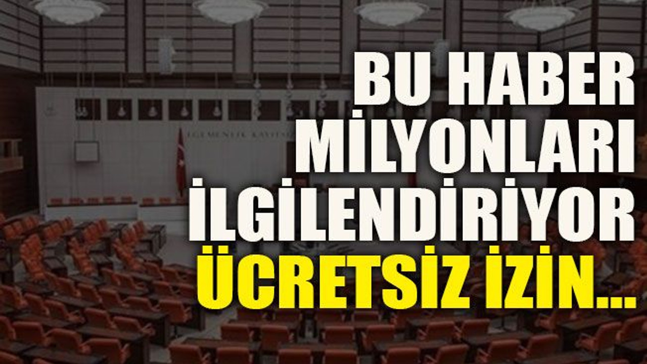 Bu haber Milyonları İlgilendiriyor Ücretsiz izin...