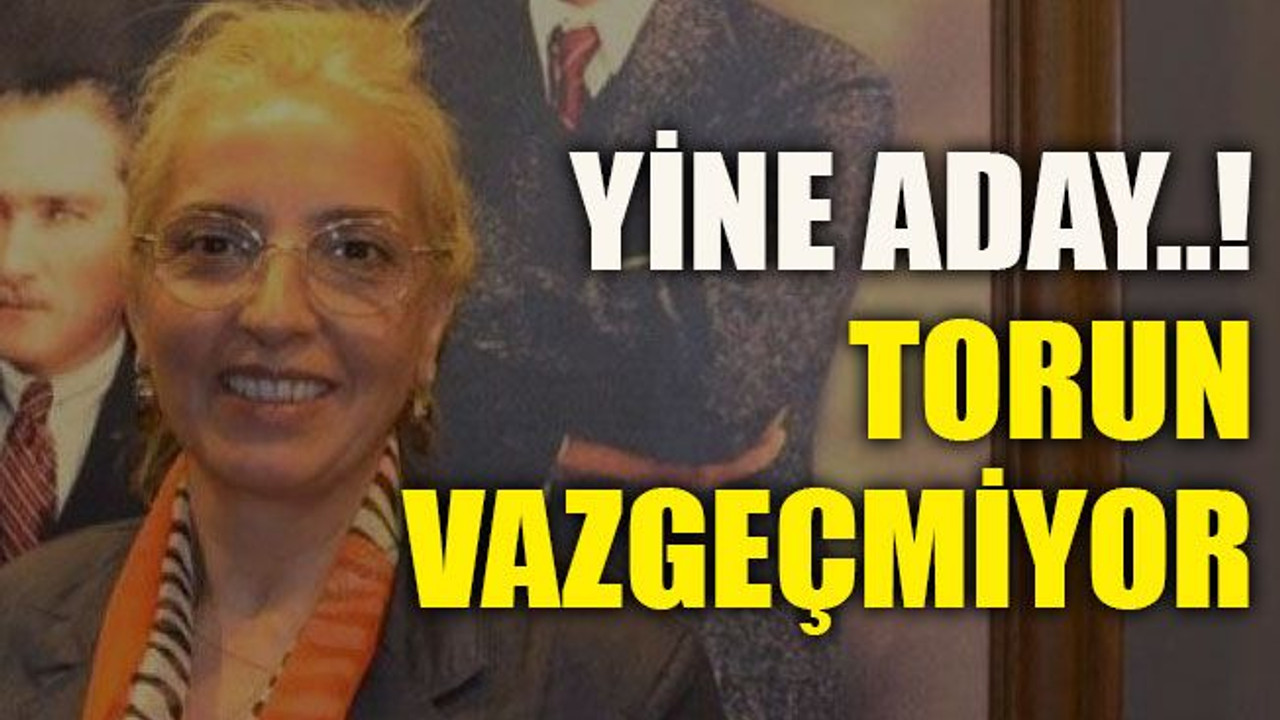 Yine aday..! Torun vazgeçmiyor