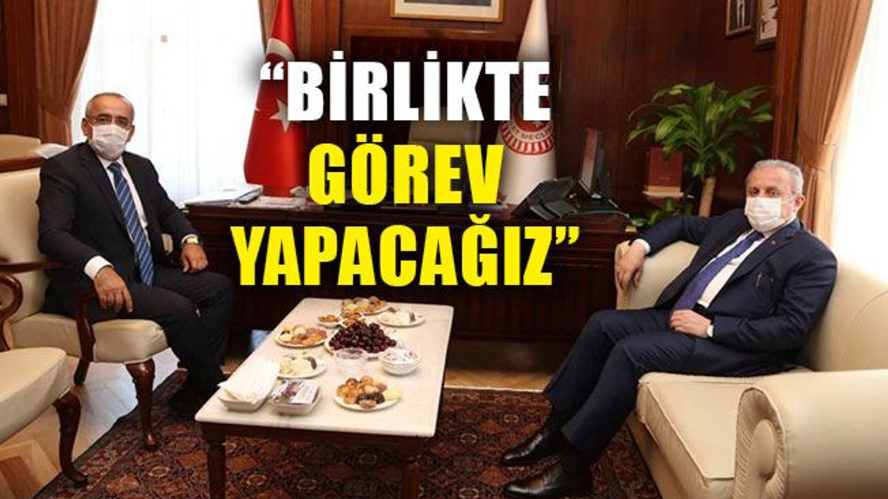 Meclis Başkanı Şentop’tan Hayda Akar’a ziyaret!