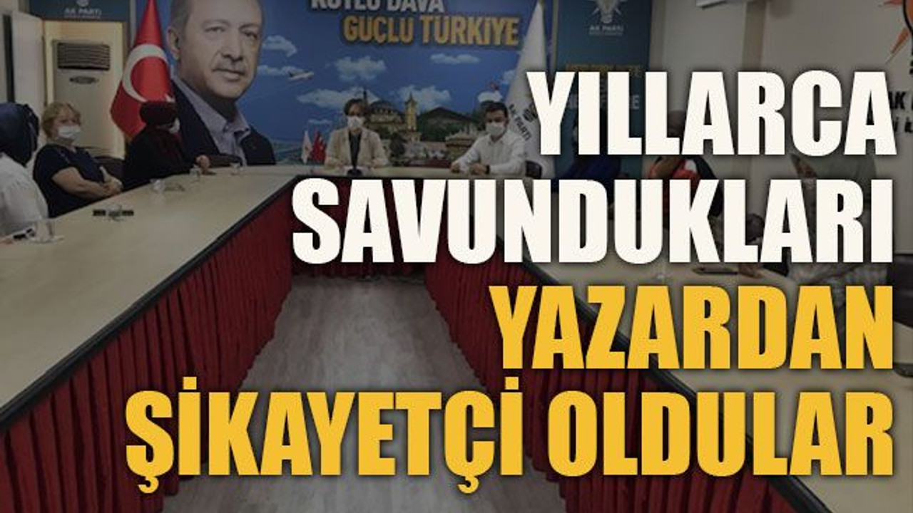 Yıllarca savundukları yazardan şikayetçi oldular