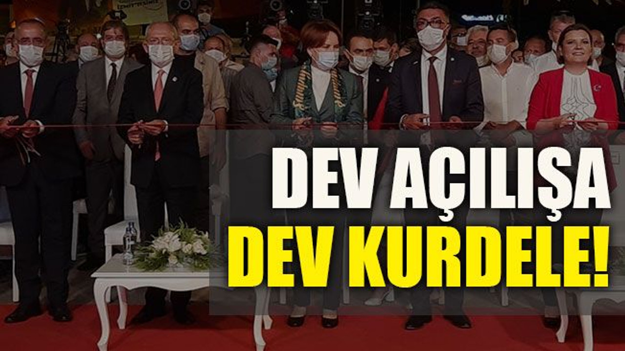 Dev açılışa dev kurdele!