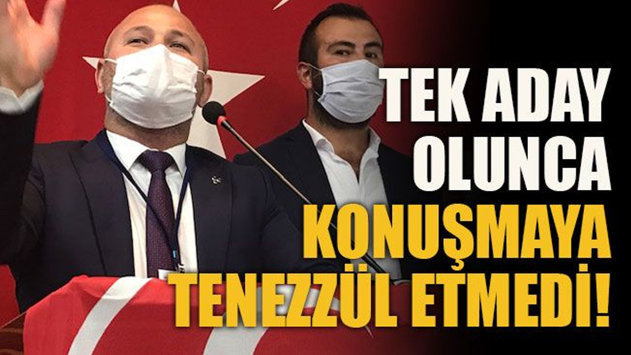 Tek aday olunca konuşmaya tenezzül etmedi!