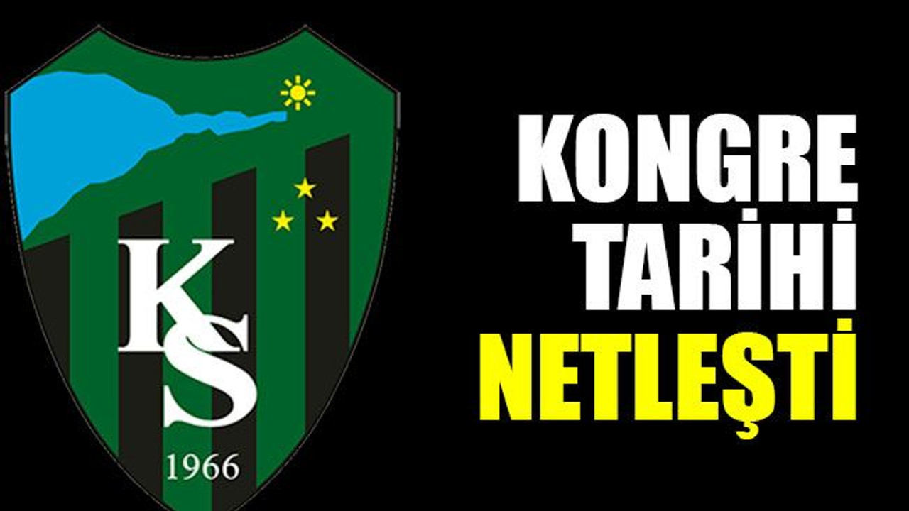 Kocaelispor’da kongre tarihi netleşti