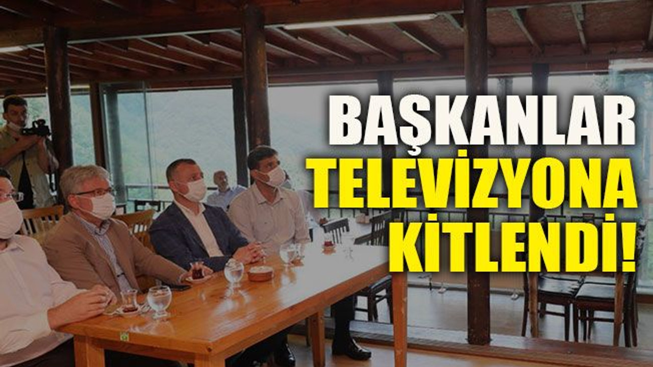 Başkanlar televizyona kitlendi!