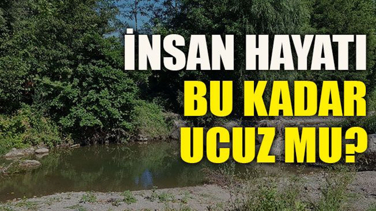 İnsan hayatı bu kadar ucuz mu?