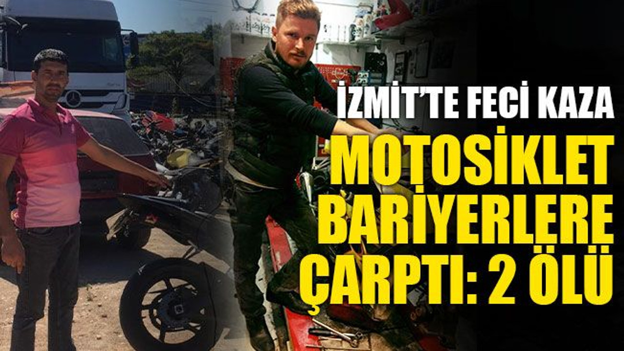 Kocaeli'de feci motosiklet kazası: 2 ölü