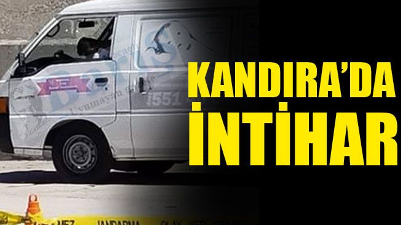 Bağırganlı sahilinde, minibüsün içinde intihar etti