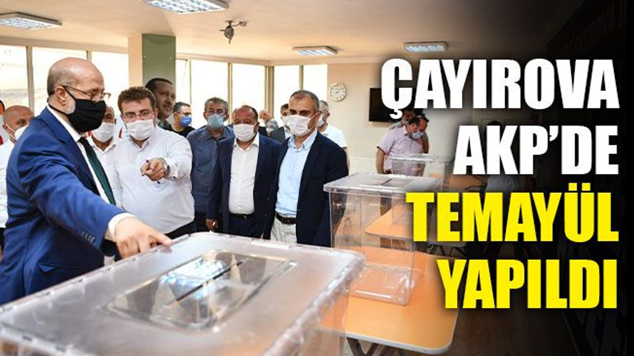 Çayırova AKP’de temayül yapıldı