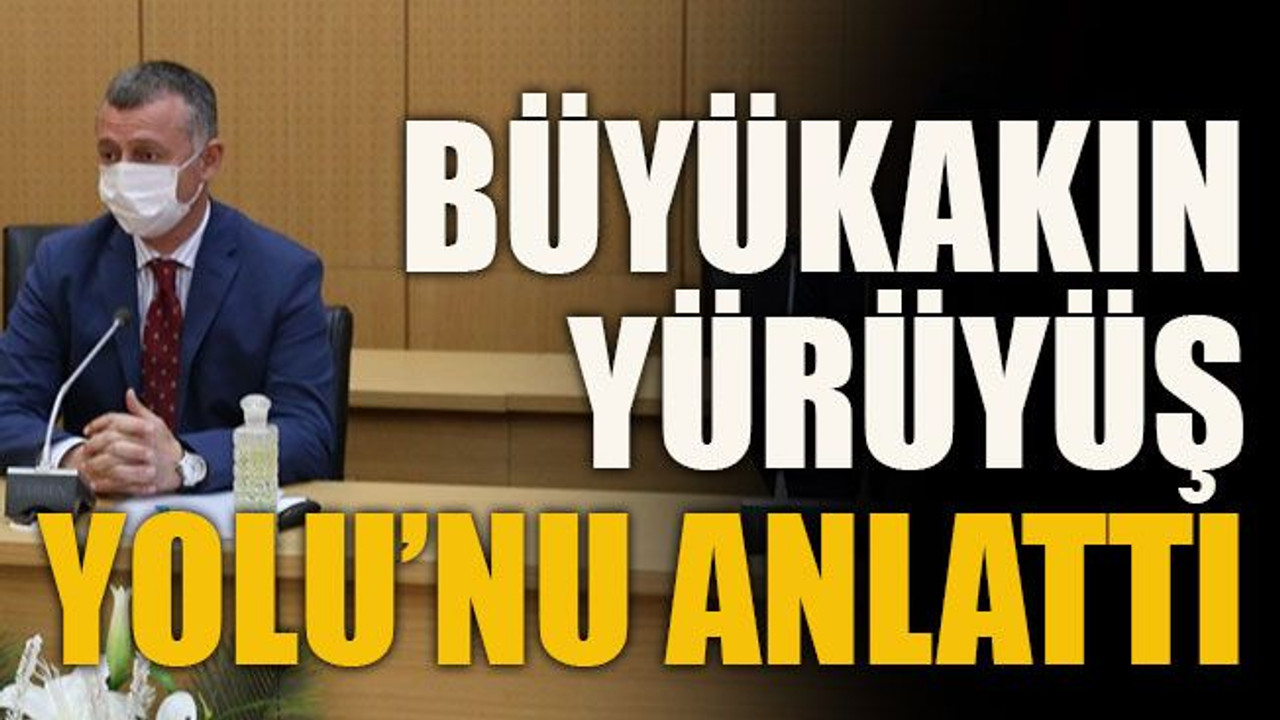 Büyükakın Yürüyüş Yolu’nu anlattı