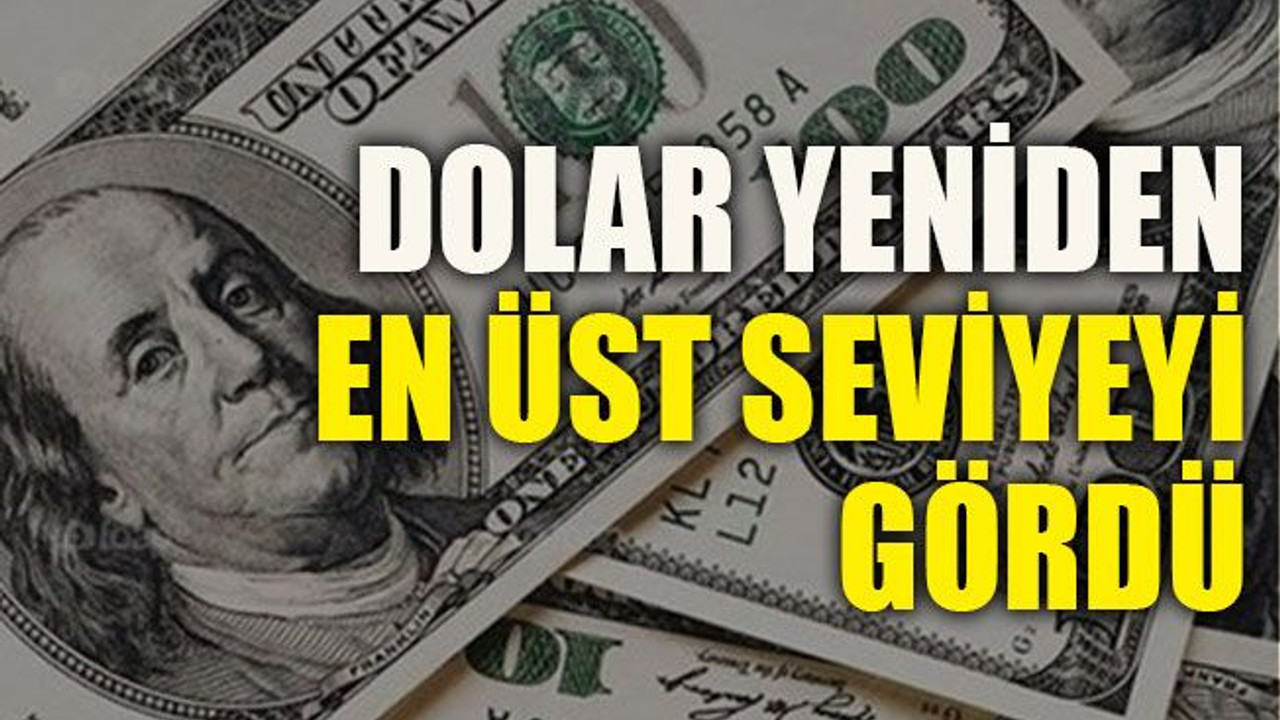 Dolar yeniden en üst seviyeyi gördü