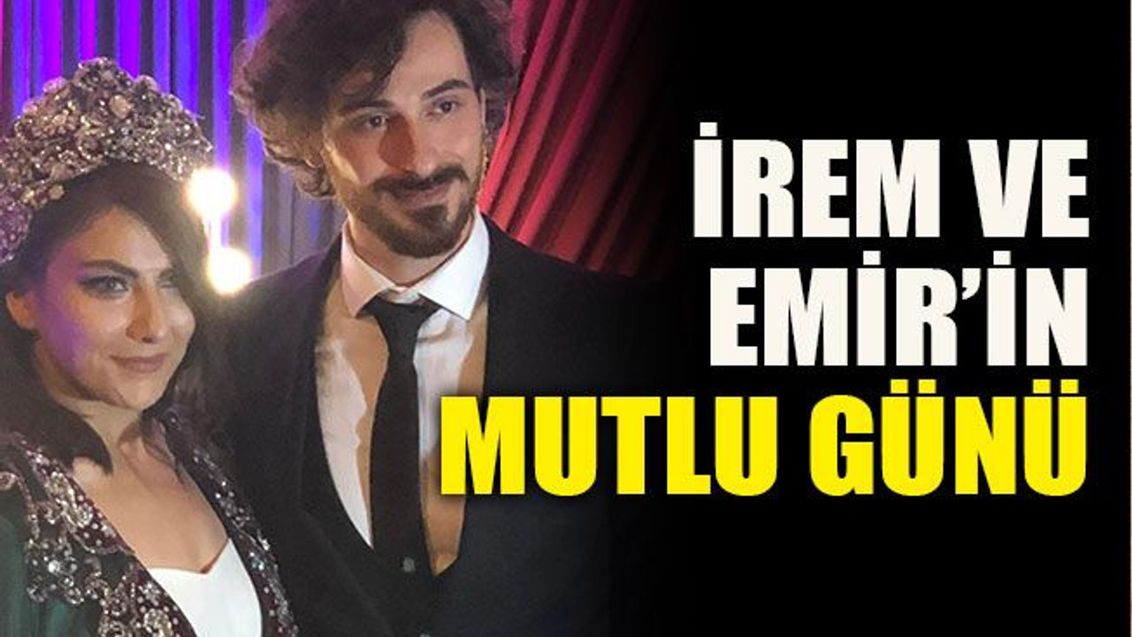 İrem ve Emir’in mutlu günü
