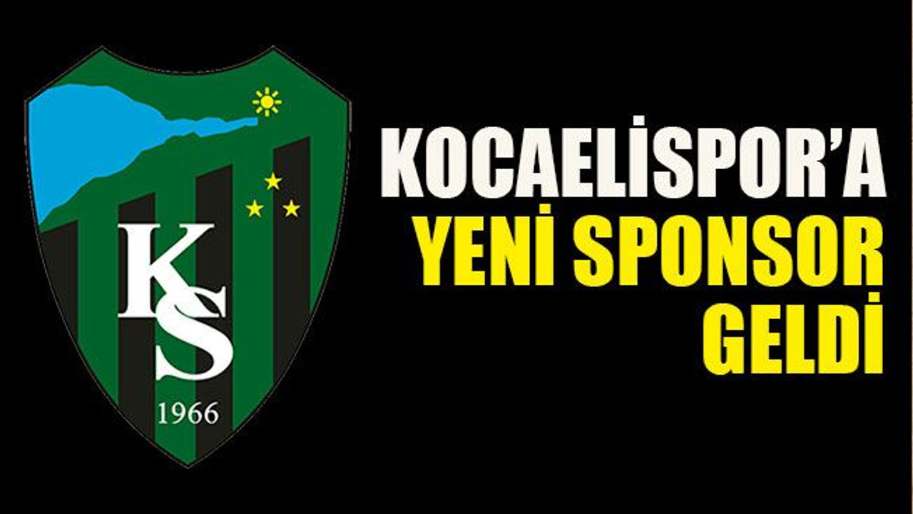 Kocaelispor’a yeni sponsor geldi