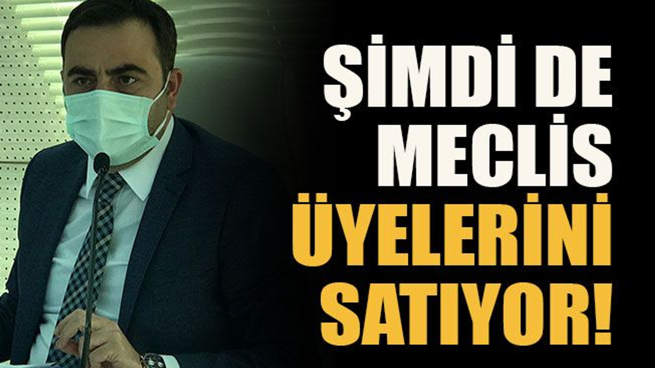 Şimdi de Meclis üyelerini satıyor!