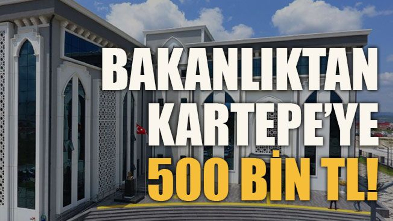 Bakanlıktan Kartepe’ye 500 bin TL!