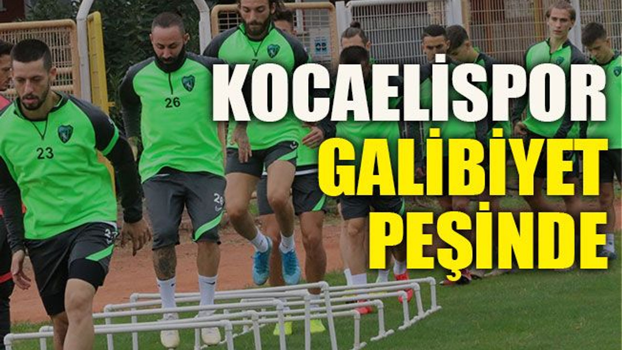 Kocaelispor galibiyet peşinde
