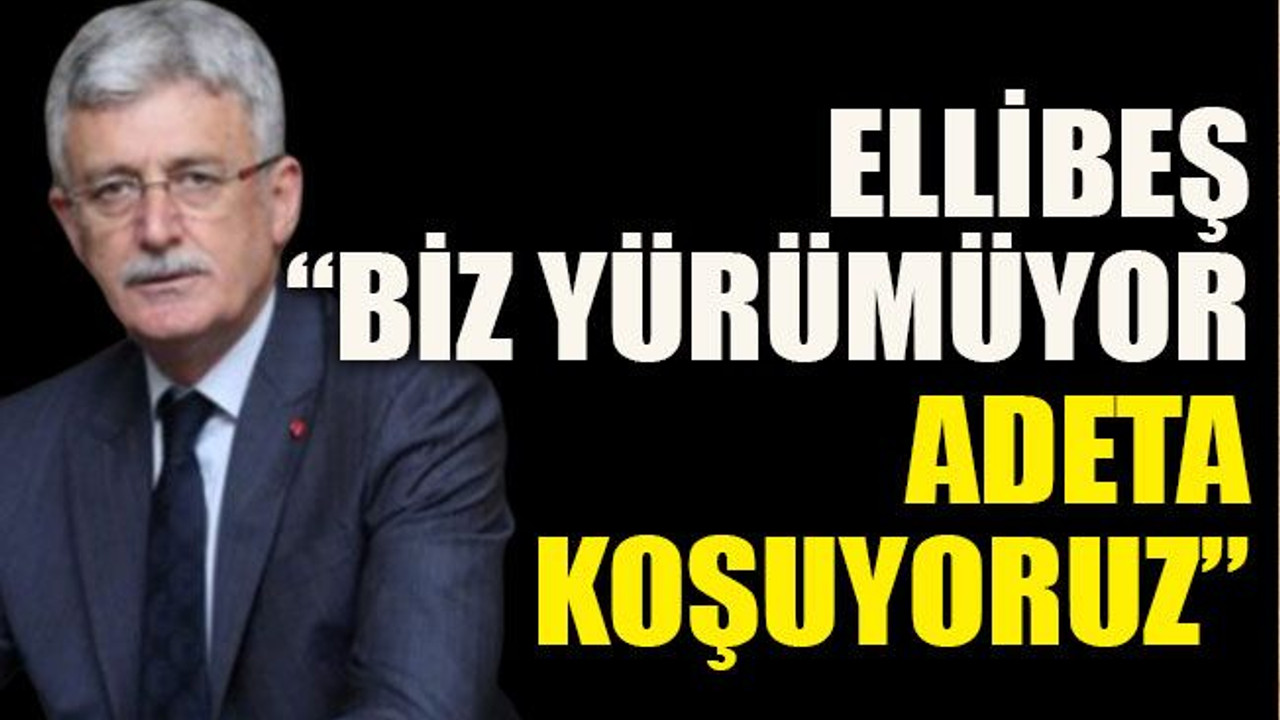 Ellibeş: “Biz yürümüyor adeta koşuyoruz”