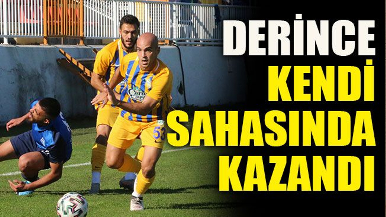 Derince kendi sahasında kazandı
