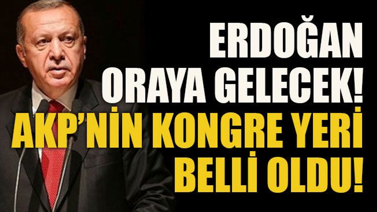 Erdoğan oraya gelecek! AKP Kocaeli’nin kongre yeri belli oldu!
