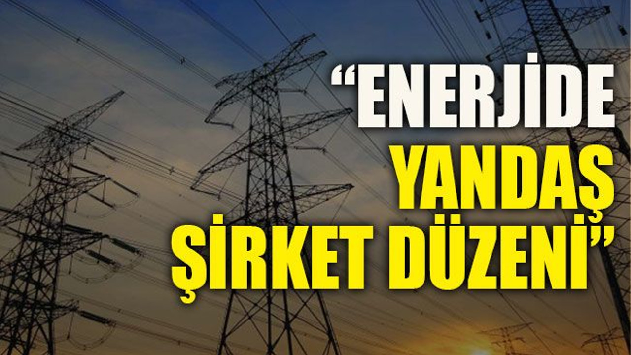 “Enerjide yandaş şirket düzeni”
