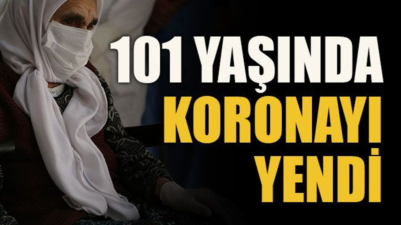 101 yaşında koronayı yendi