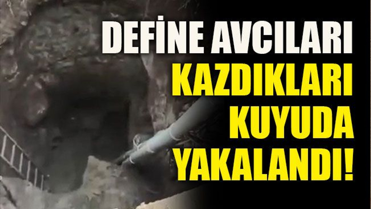 Define avcıları kazdıkları kuyuda yakalandı!