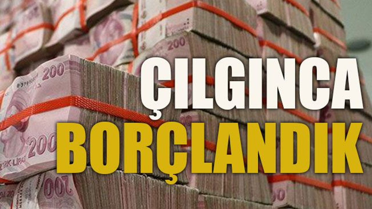 Çılgınca borçlandık