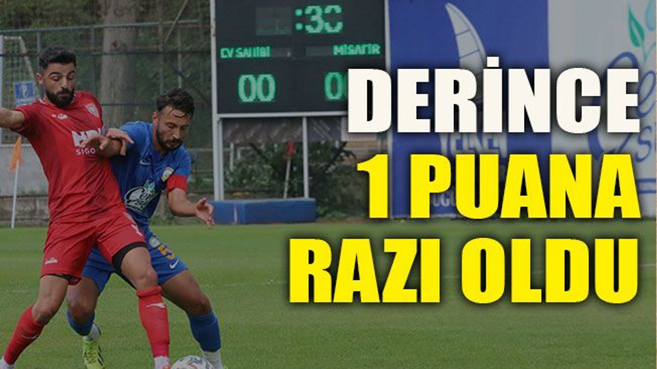 Derince 1 puana razı oldu