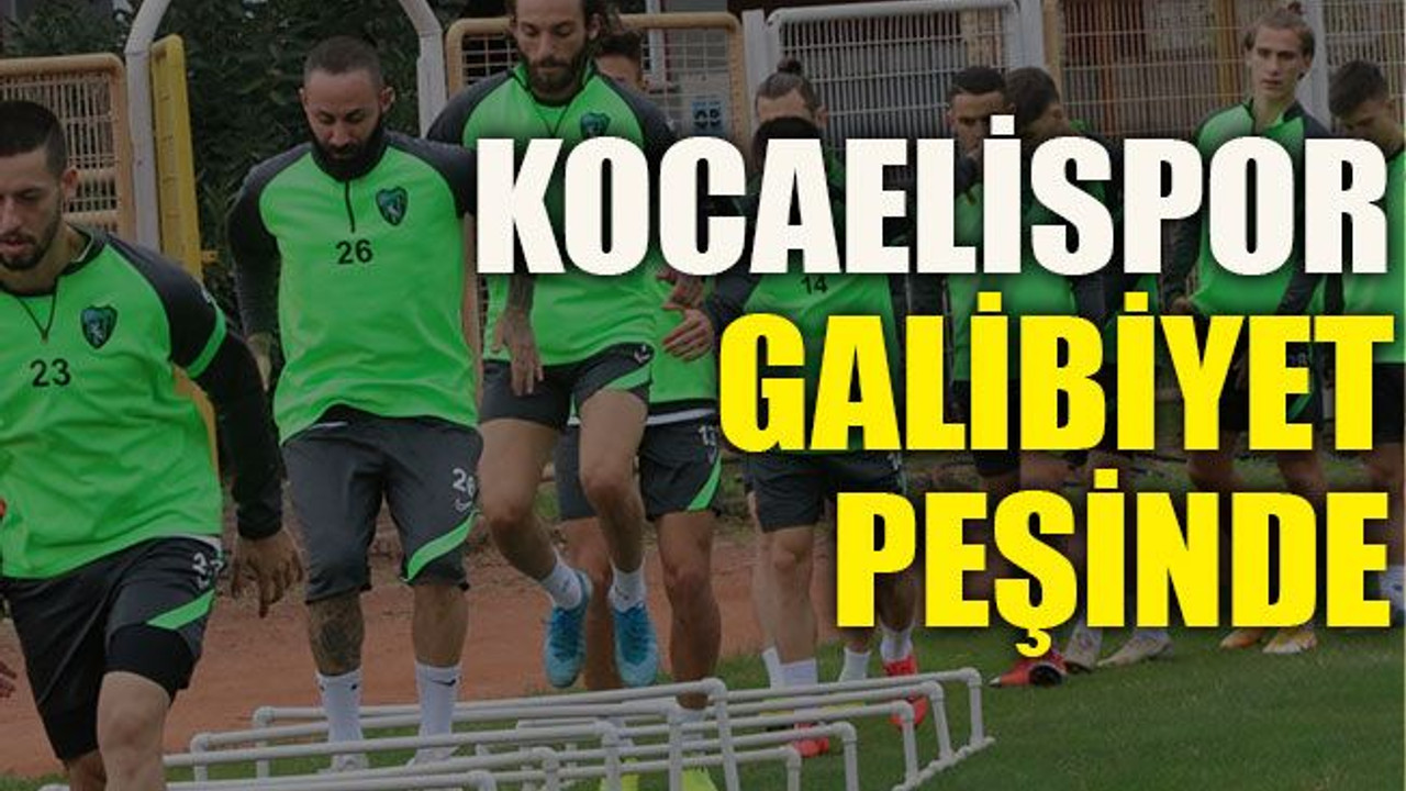 Kocaelispor galibiyet peşinde