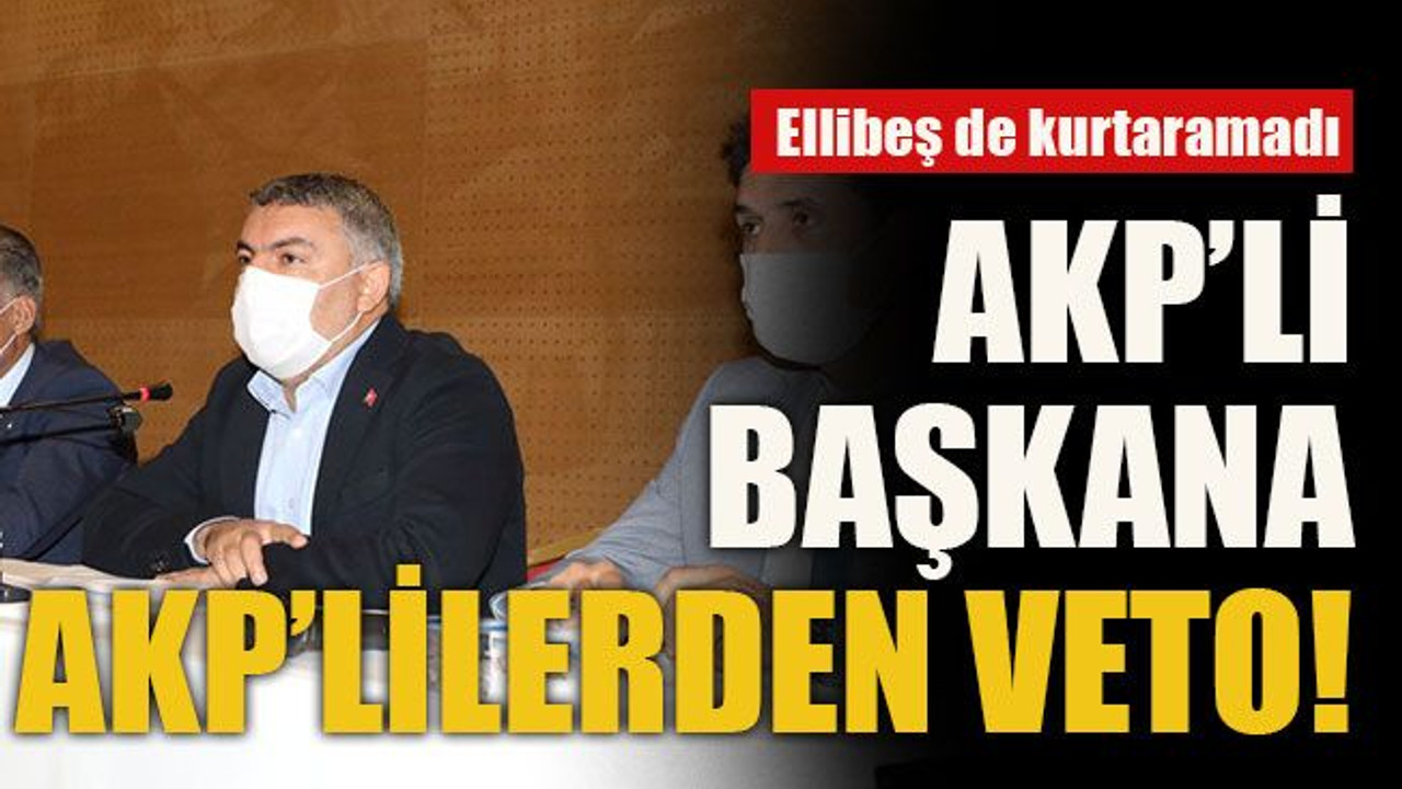 Ellibeş de kurtaramadı... AKP’li başkana AKP’lilerden veto!
