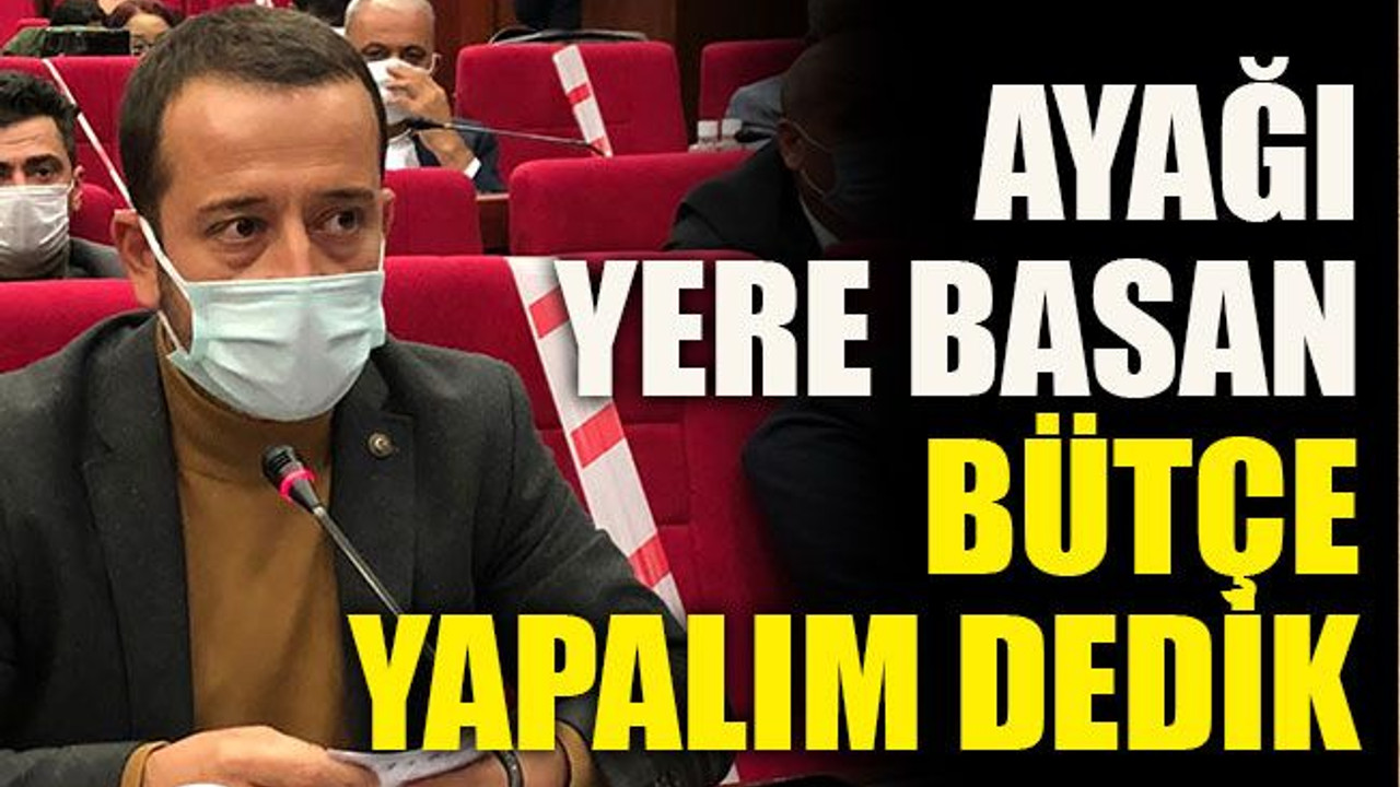Ayağı yere basan bütçe yapalım dedik