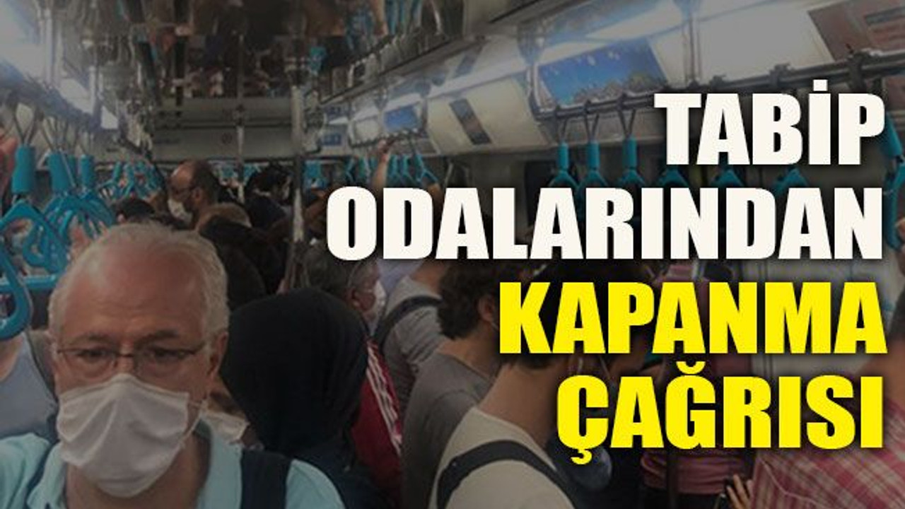 Tabip odalarından kapanma çağrısı