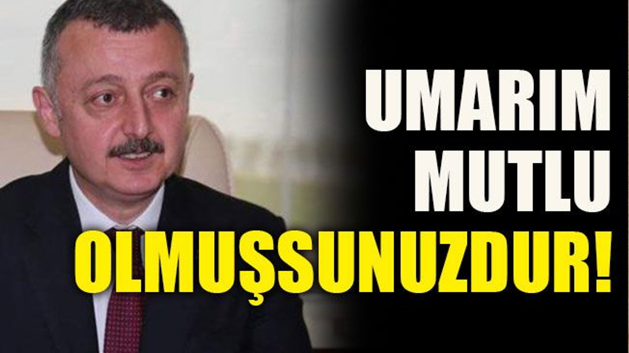 Umarım mutlu olmuşsunuzdur!