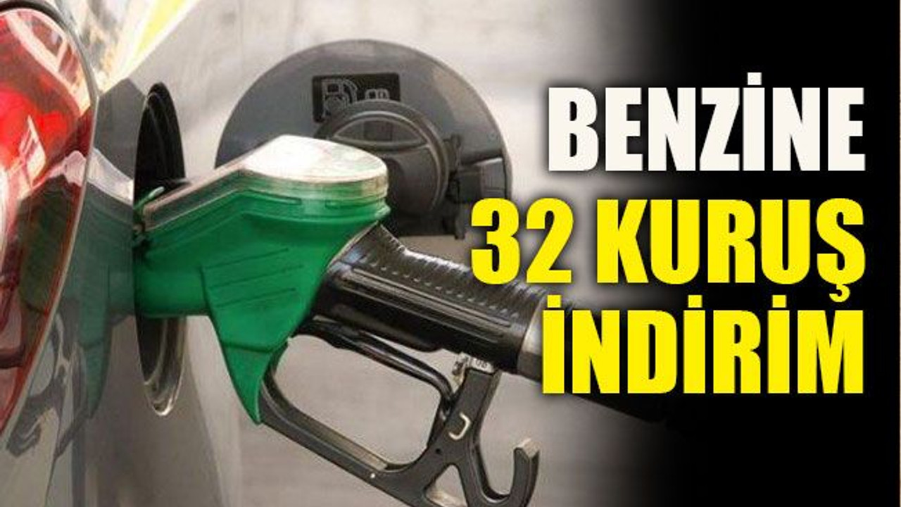Benzine 32 kuruş indirim