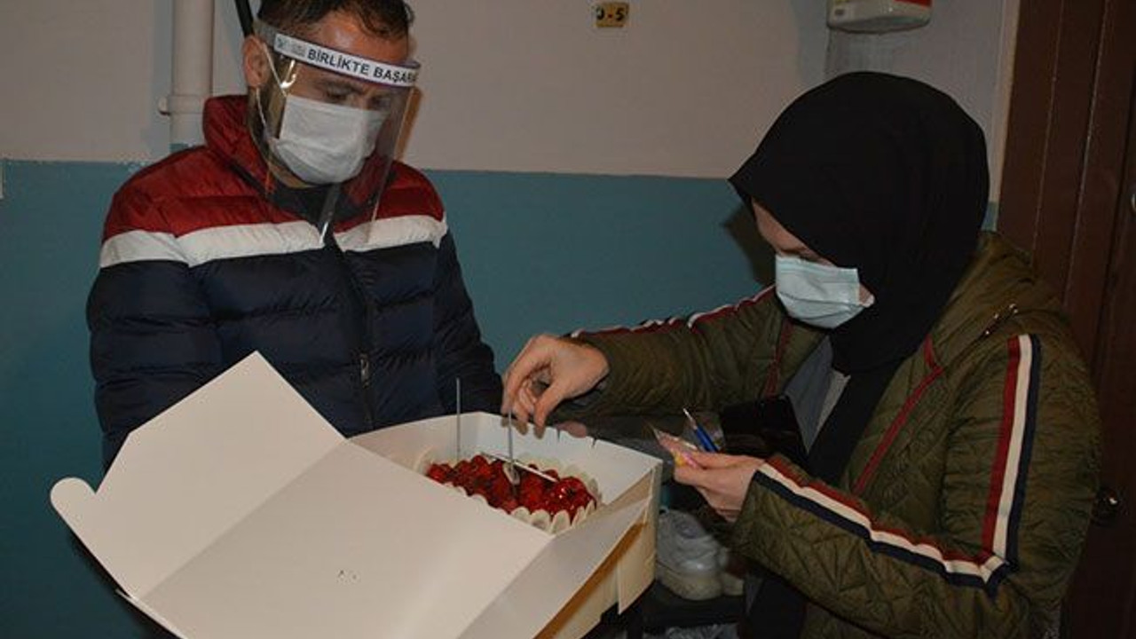 Hürriyet'ten küçük Berkay’a pasta sürprizi
