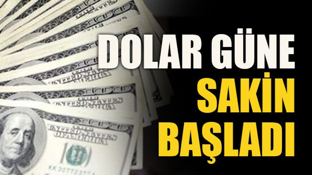 Dolar güne sakin başladı