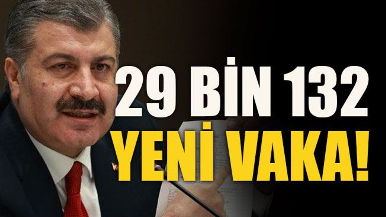 29 bin 132 yeni vaka!