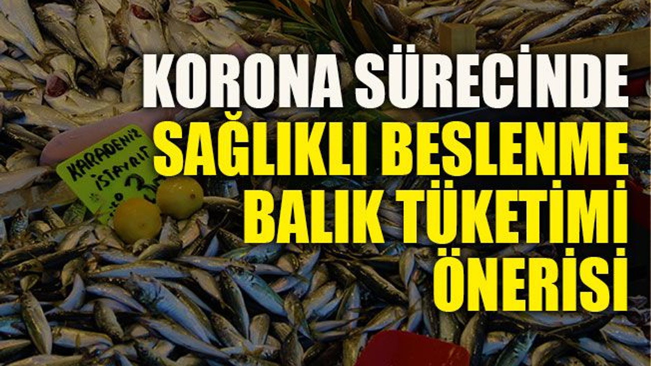 Korona sürecinde sağlıklı beslenme balık tüketimi önerisi