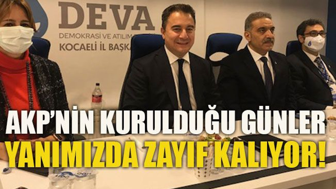 AKP’nin kurulduğu günler yanımızda zayıf kalıyor!