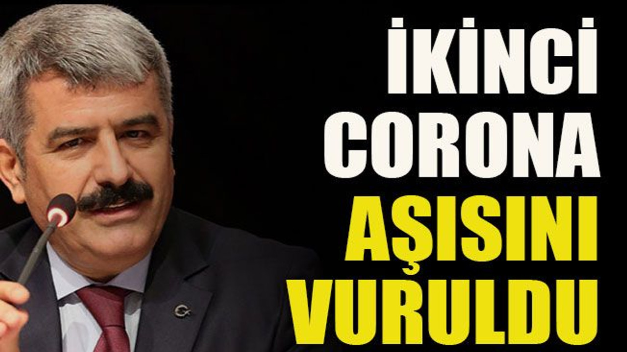 Hülagü ikinci corona aşısını vuruldu