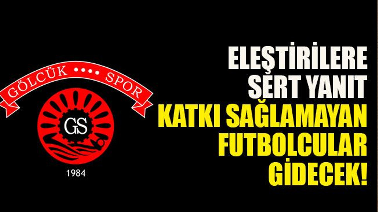 Gölcük yönetiminden sert açıklama