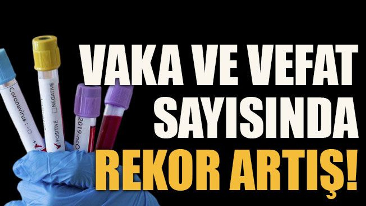 Vaka ve vefat sayısında rekor artış!