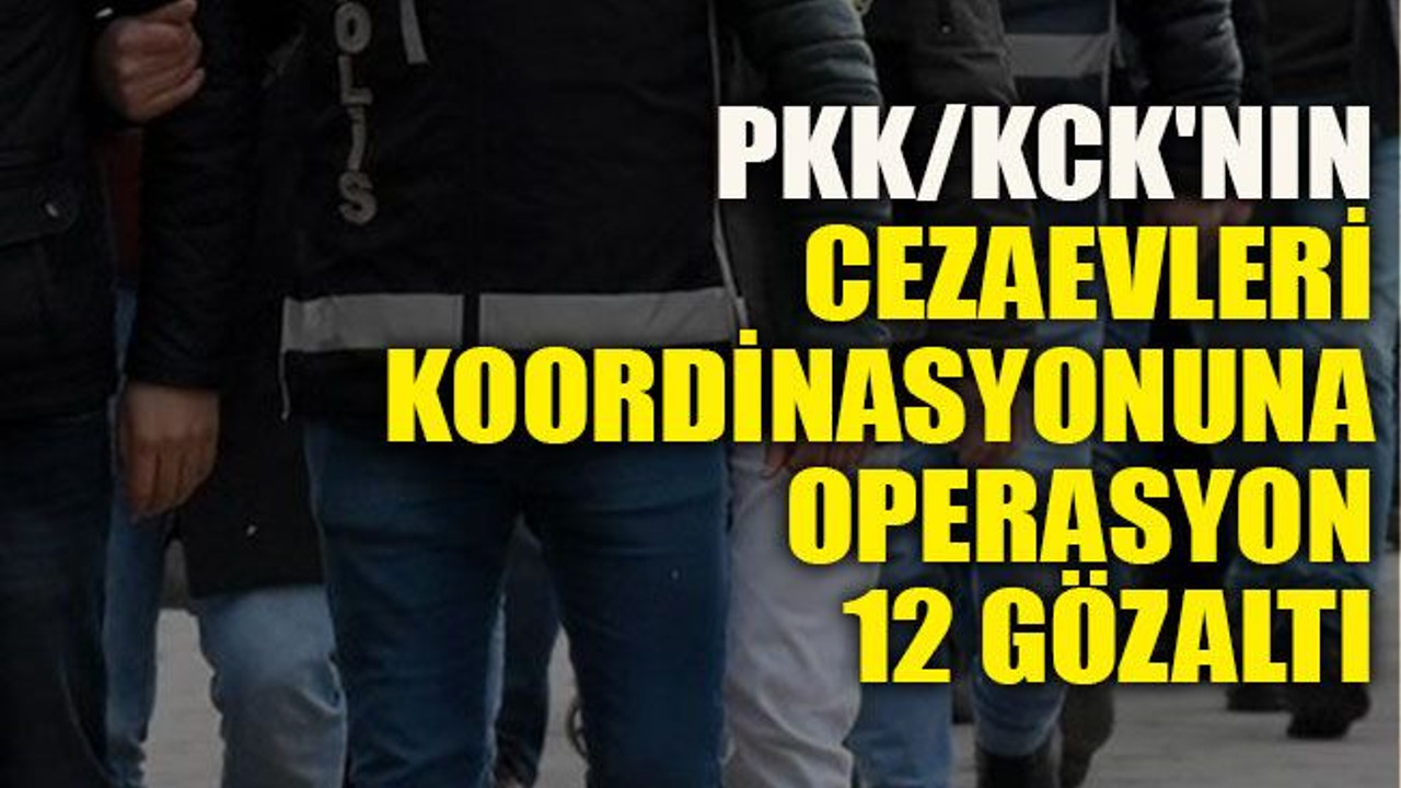 Kocaeli'de PKK/KCK'nın cezaevleri koordinasyonuna operasyon: 12 gözaltı