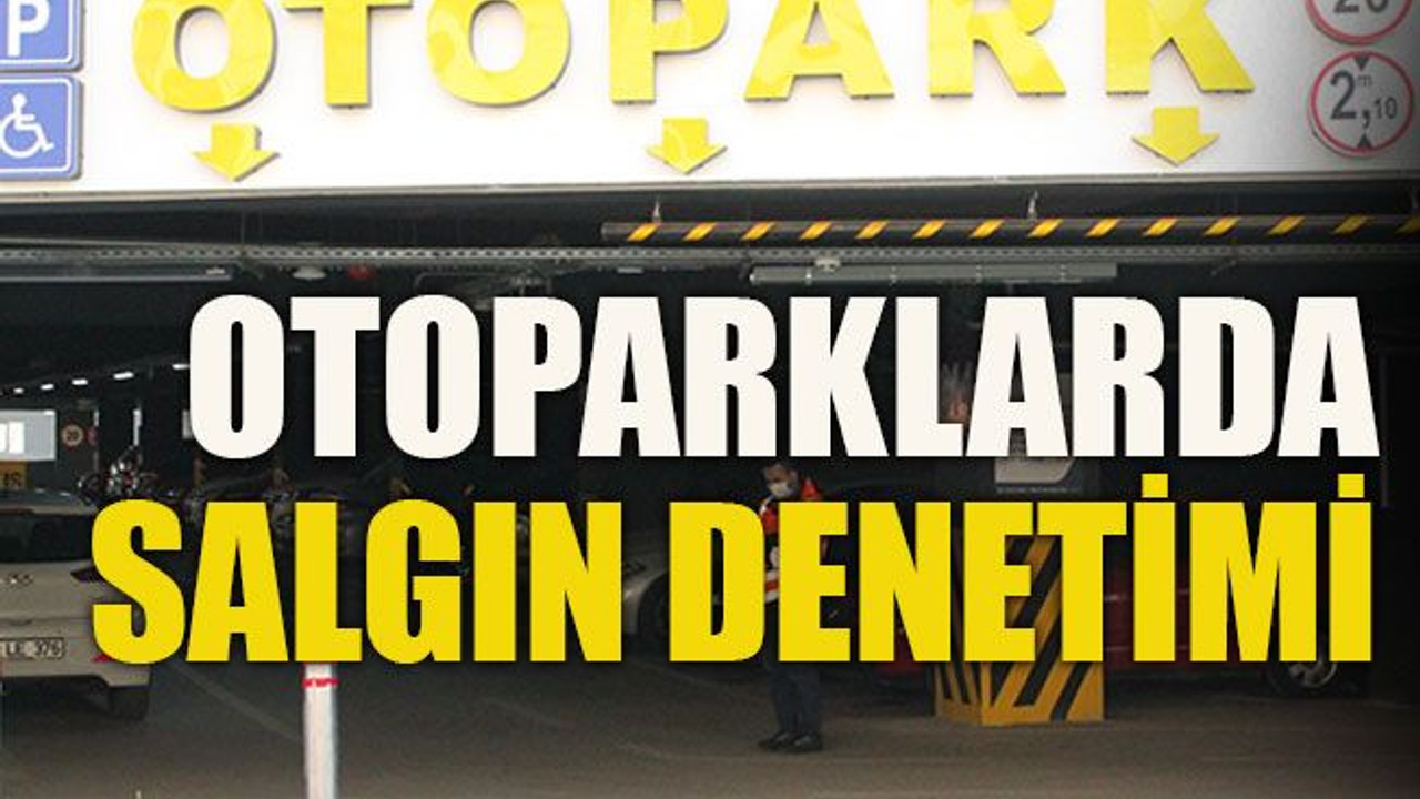 Otoparklarda salgın denetimi