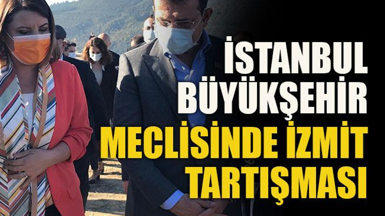 İstanbul Büyükşehir Meclisinde İzmit tartışması
