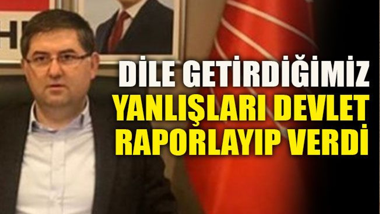 CHP’den Sayıştay açıklaması dile getirdiğimiz yanlışları devlet raporlayıp verdi