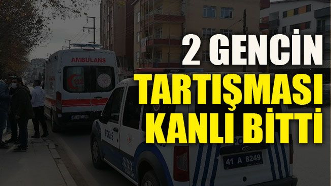 2 gencin tartışması kanlı bitti