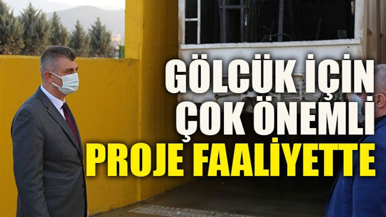 Gölcük için çok önemli proje faaliyette
